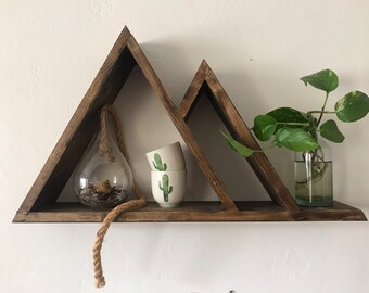 Mountain Triangle Shelf - Perfect Geometric Shelves for your Home