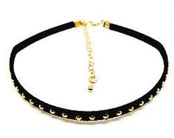 handmade choker, Choker Necklace, Black Choker, Simple Choker, Grunge Choker, Edgy