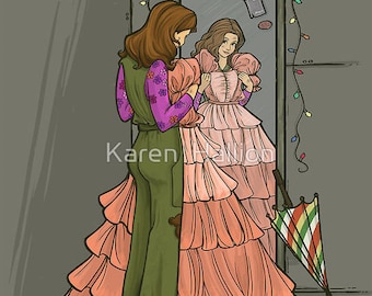 The Shindig Dress Postcard (Item 09-315)