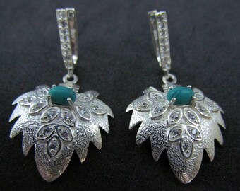 Handmade 925 Sterling Silver Antique Charming Designer Earrings