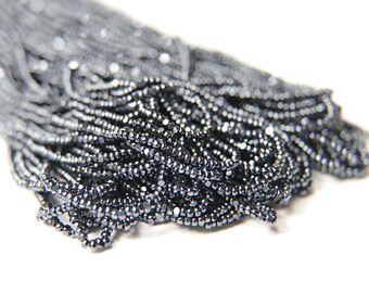 11/0 Hanks Charlotte Cut Beads METALLIC BLUE 1/5/25/50/100 Hanks 2.0mm