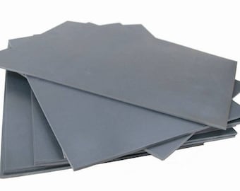 Grey Polymer Sheets Suitable For Lino / Block Printmaking - 300mm x 200mm