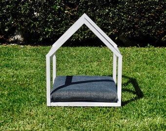 Pet bed - Dog bed - Cat bed - Pet furniture - Modern pet bed - Indoor Dog House - Framed Dog Bed