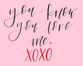 Calligraphy print (digital download)