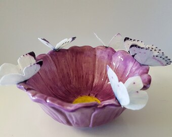 Edible Butterflies, White Double-Sided 3D Wafer Paper Toppers for Cakes, Cupcakes or Cookies