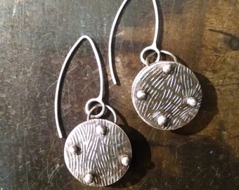 Space Ship Rivet Earrings