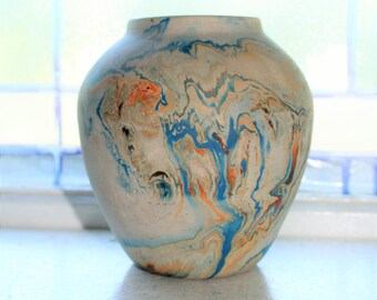 Vintage Nemadji Pottery Vase Southwestern Decor