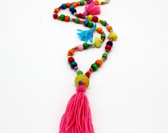 Tassel necklace, tribal necklace,boho necklace Womens jewelry, accessories,bijoux tendances necklace,sautoir fantaisie, sautoir tendances