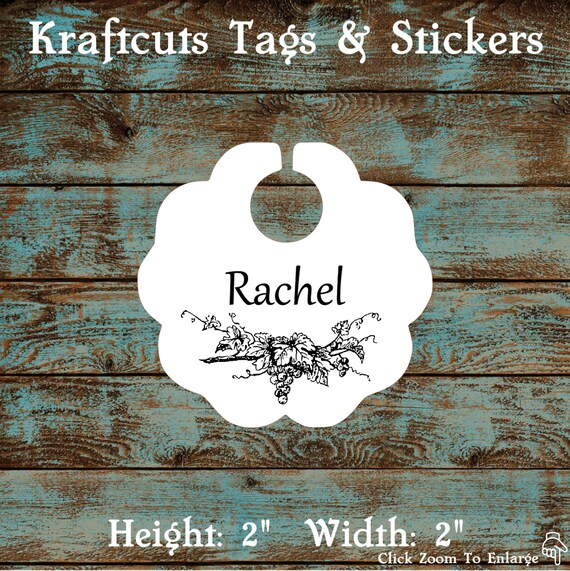 Personalized Wine Charms - Grapevine Wine Glass Charms #603 - Quantity: 24 Charms