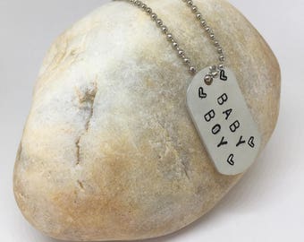 Mdlb, mdlg, Ddlb, ddlg, Baby Boy, Babyboy, little boy, long length, mens necklace, day collar, age play gift, naughty, adult baby, AB