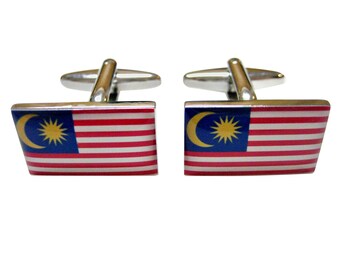 Malaysia Flag Cufflinks