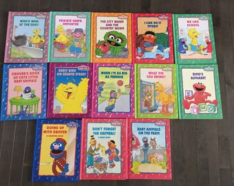 Sesame Street Book Set 13 books in total like new condition !