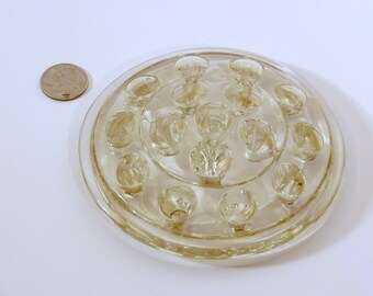 Large Clear glass flower arranger