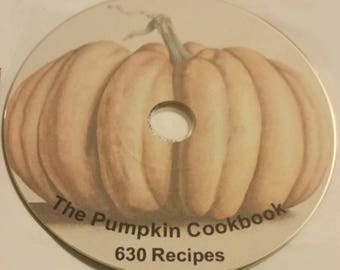 Pumpkin Recipe Book on CD - 630 Recipes