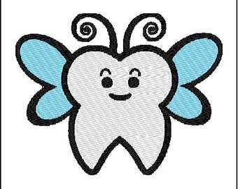 Tooth Fairy Embroidery Design