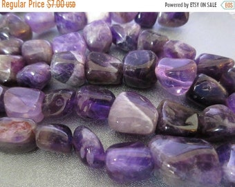 ON SALE 20% OFF Amethyst Nuggets Beads 31pcs