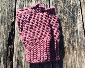 Handmade Crochet Fingerless Gloves