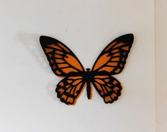 Layered Butterfly Die Cuts 20 piece Many Color Choices Solid Butterfly Fancy Die Cuts Butterflies scrapbooking Cake topper Wedding confetti