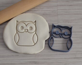 Owl cookie cutter - Cute Owl Cookie cutter - Bird cookie cutter - cookie cutter - Cake design - Sugar paste cutter - Fondant Cutter