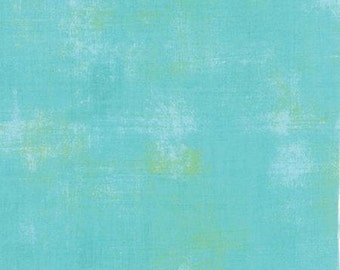 Fabric by the Yard -Grunge Basic in Pool- by Basic Grey for Moda