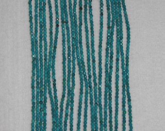 Turquoise, Turquoise Bead, Faceted Bead, Natural Turquoise, Blue Green Bead, Semi Precious, Natural Stone, Full Strand, 3 mm, AdrianasBeads