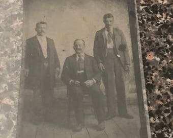 Vintage Tin Type Photograph