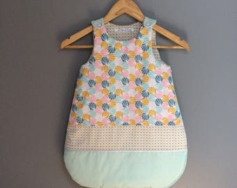 Geometric print sleeping bag. Made to order