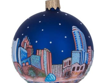 3.25" Orlando, Florida Glass Ball Christmas Ornament