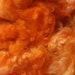 Border Leicester Sheep Curly Locks - 1 oz - Pumpkin Oranges