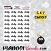 Study Vinyl Removable Planner Stickers