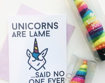 Magical Unicorn Greeting Card (2 options!)