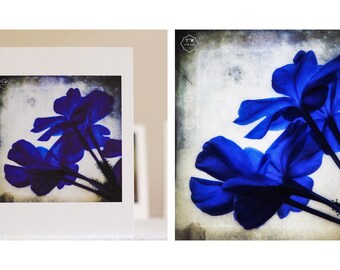 Blue Flower greeting card
