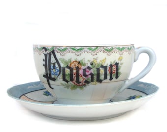 Poison Altered Vintage Teacup