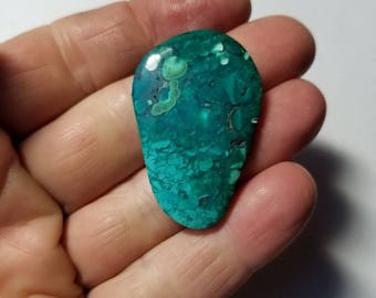 Inspiration Mine Gem Silica Chrysocolla Malachite Designer Cabochon