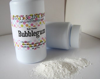Silky Dusting Body Powder - Dry Shampoo - Bubblegum - Talc Free - Bath and Body - Deodorizing Powder