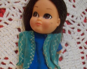 Tiny Kiddle Doll Marked Hong Kong / 1962/ Clone Doll