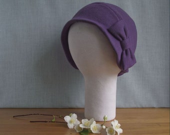 MADE TO MEASURE Extra Large Cloche Hat with Big Bow