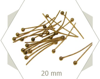 20 mm AB69 bronze 50 metal Shanks