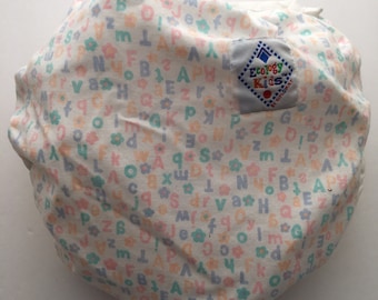 Vintage pastel alphabet diaper cover bloomer by Ecology Kids