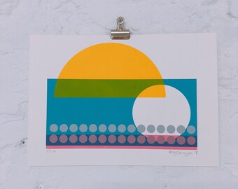 LIMITED EDITION, abstract screenprint