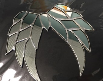 Mirror Angel Wings Stained Glass Sun Catcher
