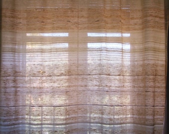 Linen and Cotton Curtain Handwoven
