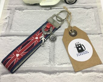 Scooter Union Jack keyring