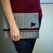Clutch bag, Houndstooch Case, iPad Case, Clutch Purse, Purse, Bag, Fabric Clutch, Purse Clutch, Clutch, Envelope Case, Wool Ipad Case