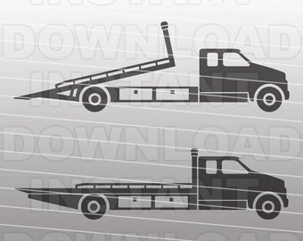 Free Free 201 Silhouette Tow Truck Svg SVG PNG EPS DXF File