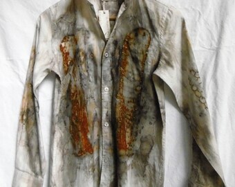 Long sleeve Shirt made new again with eco dying