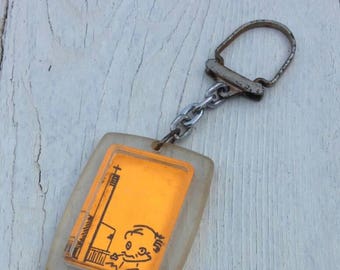 Schlüsselanhänger vintage 50's retro antik ethical-fashion Rarität midcentury