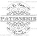 Digital Download Pastry Shop Sign Bakery Transfer Burlap Clip Art; 1020