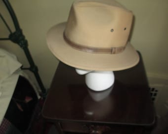 Very Nice Vintage Fedora Style Hat Size L / Sima Int Made in USA