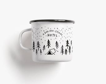Emaillebecher Tasse / 1.000.000 Sterne